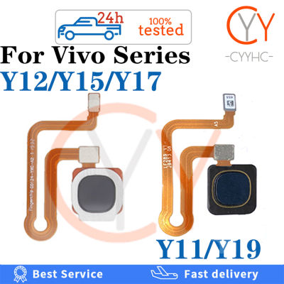 เซ็นเซอร์ Touch ID Flex สำหรับ Vivo Y3 Y11 Y12 Y15 Y17 Y19ริบบิ้นลายนิ้วมือปุ่ม Home Flex Cable Touch ID ยืดหยุ่นอะไหล่ซ่อม