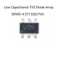 100/ล็อต SRV05 SRV05-4 SRV05-4 TCT SOT23-6 SRV05 SMD ความจุต่ํา TVS ไดโอดอาร์เรย์ ESD