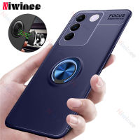 NIWINEE เคสฝาหลังสำหรับ VIVO V27/VIVO V27 Pro 5G เคสฝาปิดมีที่ยึด360ซิลิโคนป้องกัน °