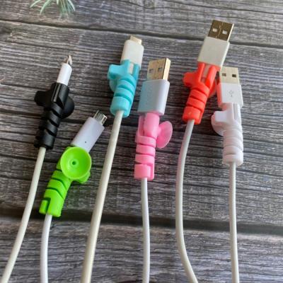 Charging Cable Winder Protector For Phones Cable Holder Cover Cable Winder Clip For USB Charger Cord Management Cable Organizer