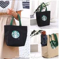 กระเป๋าสตาร์บัค รุ่นหูหิ้ว ถุงผ้าสตาร์บัคขนาด กระเป๋าstarbucks กระเป๋าผ้า canvas กระเป๋าผ้าแคนวาส พร้อมส่งในไทย