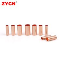 100pcs GT Copper Connection Pipe Joint Small Tube Protection Sleeve Terminal Cold Press Clasp 1.5/2/ 2.5/3/4/5/6/8MM Electrical Circuitry  Parts