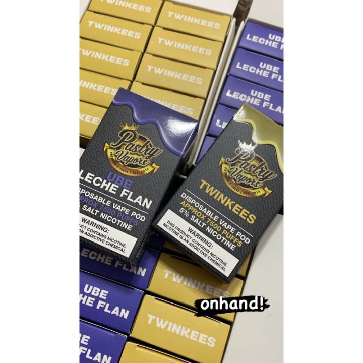 Pastry Vapors Dispo Pods 7500 puffs 5 Salt Nic | Lazada PH