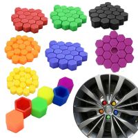 【CW】 20pcs Silicone 21mm Car Lug Dust Cover Cap Protector Hub Screw Rim Accessories Tire