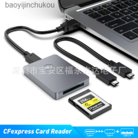 XQD CFexpress Type B/ A เครื่องอ่านการ์ด USB3.1/3.2 Gen2type C/USB/การ์ดรีดเดอร์ SD เครื่องอ่านการ์ด Baoyijinchukou