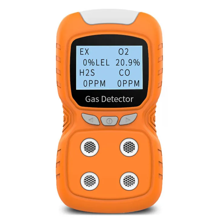 4-Gas Monitor Meter Tester Analyzer Portable Gas Detector CO Monitor ...