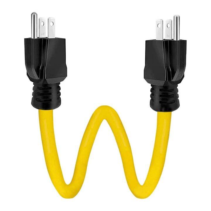 1 Piece Male Extension Cord 12awg 125v Double Male Extension Cord 5 15p For Transfer Switch