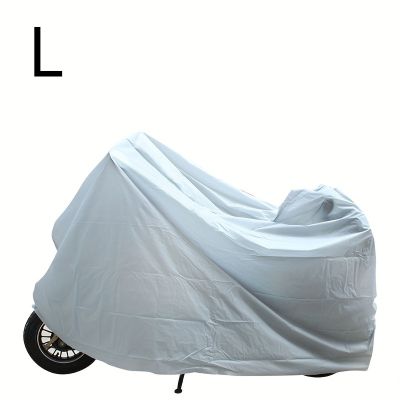 L 130*230cm Motorcycle Clothing PEVA Single Layer Rainproof Sunscreen Bicycle Cover Electric Vehicle Protective Rain Protection Covers