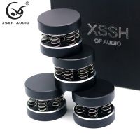 2013 4ชิ้น/8ชิ้นใหม่สีดำ XSSH Audiophile Shock Spikes สปริงแผ่นกันชน HIFI ยืนเท้าลำโพง Spike CD เพลงแอมป์ AI พรมเช็ดเท้า