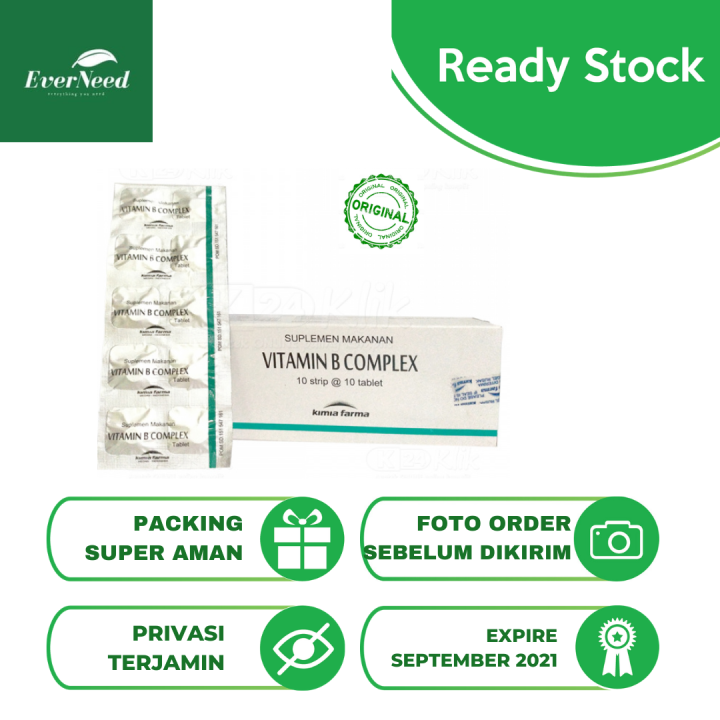 Vitamin B Complex Kimia Farma Per Lembar 10 Butir Lazada Indonesia