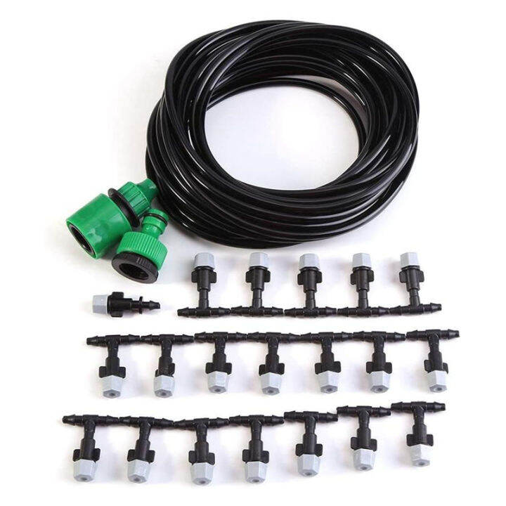 DIY Garden Patio Misting Mini Flow Drip Irrigation Misting Cooling