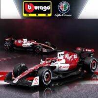 【CC】 1:43 2022 Alfa Racing C42  24 Guanyu Zhou  77 Valtteri Bottas Alloy Car Diecasts Collection