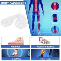 CGGUE ระบายอากาศได้ระบายอากาศ แผ่นรองรับส่วนโค้งเพื่อแก้ไขกระดูก นวด metatarsal เบาะยืดหยุ่นยืดหยุ่น ฐานรองเท้า แผ่นรองในรองเท้าแบบครึ่งขนาด ปรับขนาดรองเท้า ป้องกันเท้าเท้า เบาะรองส้นสูง พื้นรองเท้าผู้หญิง แผ่นรองพื้นรองเท้า รองรับซิลิโคนโค้ง