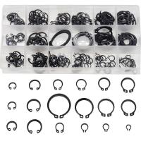 225PCS Circlip Set External/Internal Retaining E-type Cir clip Lock Snap Retaining Ring Assortment Set holes Shaft Collar Washer