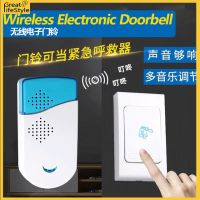 GLS Wireless Doorbell Inligent Doorbell With Wireless Remote Control,Built-in Polyphonic Ringtones,loud and Clear,Suitable For Home Furnishing, Office Buildings, Hos etc