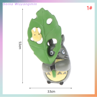 Senia 1PC Totoro ตัวเลขรุ่น Totoro Girl กับ Leaf Model My Neighbor Totoro KID Toy