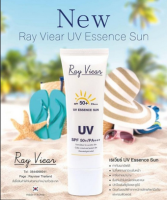 RayViear UV ESSENCE SUN CREAM SPF 50+/PA+++ UVA/UVB กันเเดดที่เหมาะกับการเเต่งหน้า ไม่เหนียวเหนอะหนะ แต่งหน้าติดทนนานขึ้น ขนาด 50 มล.