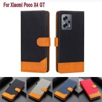 เคสป้องกันสำหรับธุรกิจ Xiomi Xaomi Poko X4 GT Xiaomi PocoX4 GT เคสป้องกันปกหนังสือกระเป๋าสตางค์ธุรกิจบน Xaomi Poko X4 GT Skin Etui