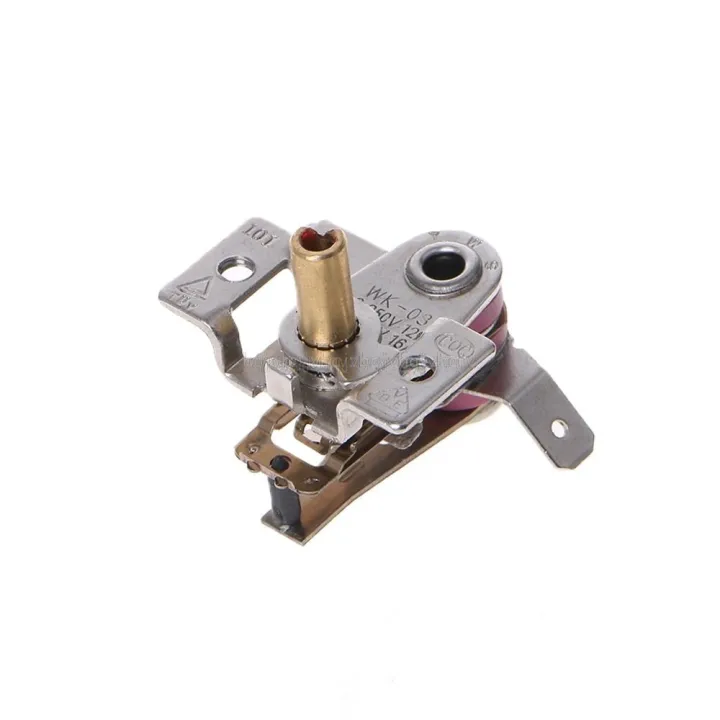 AC 250V 16A ปรับ90องศาเซลเซียสสวิทช์อุณหภูมิ Bimetallic เครื่องควบคุม ...