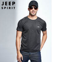 JEEP SPIRIT ฤดูร้อนแฟชั่นคู่เสื้อยืดแขนสั้นผู้ชาย,เสื้อกันหนาวแห้งเร็วสไตล์ใหม่ฤดูร้อน