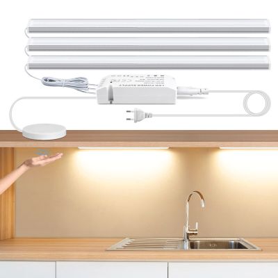 30/40/50CM LED Kitchen Cabinet Light 12V Aluminium Bar Lamp Tube With Penetrable Wood 25mm Touch Motion Sensor Dimmiable Switch  by Hs2023