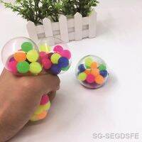 【LZ】▣  Rainbow Squeeze Ball Squeeze Squishy Antistress Funny Toy Squeezable Squishy Toy Stress Relief High Quality Squeeze Ball Toys