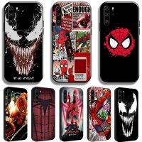 Spiderman Venom For Huawei P50 P40 P30 P20 Pro Lite 5G P Smart Z 2019 2021 Phone Case Full Protection Back Carcasa