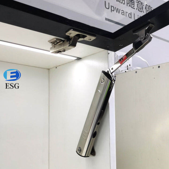 Gas Struts Heavy Duty Soft Close Lid Support Hinges Automatic Slow Lowering Safety Pneumatic Lid