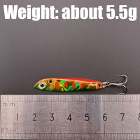 【Cw】Lunker metal jig top water tiny fine fishing lure hard bait 2.5g 3.5g 5.5g hooks trout 【hot】