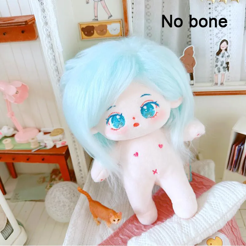 20cm Have a bone No bone Cute Doll Blue Hair Idol Dolls Winter ...