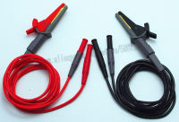 LCR Meter Tester 4 Wire Test Leads Lead Terminal Kelvin Clip Alligator with Banana Plug