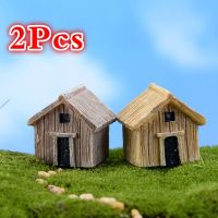 【YF】☼♝◇  2 Pcs Figurines Landscape Dollhouse Ornaments Miniatures Landscaping