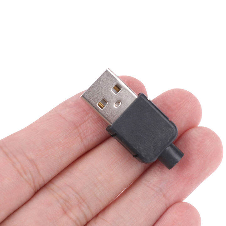 FOOD 10 Sets DIY USB 2.0 Connector Plug A Type Male 4 Pin Adapter