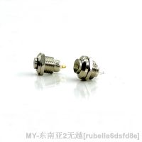 8mm 10mm Metal Button Switch 2-pin Self-locking/locking Self Resetting/instantaneous Waterproof IP67 1NO Mini Button Switch