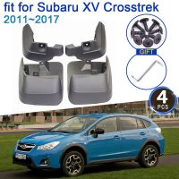 แผ่นบังโคลนรถยนต์สำหรับ Subaru XV Crosstrek 2011 ~ 2017บังโคลนแต่งทรงผมอุปกรณ์อัปเกรดยางกันโคลนป้องกันการกระเด็น