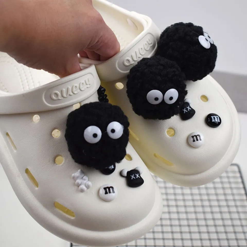 Black M&M Candy Shoe Charm