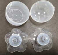 Holiday Discounts Silicone Nipple Protector With Box Breastfeeding Anti-Bite Nursing Pads Dust Box Anti Overflow Breast Pads Mother Protection