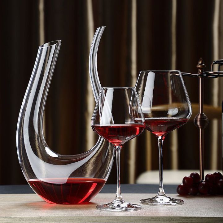 ชุดแก้วไวน์แดงทรงแก้วไวน์ขนาดใหญ่สีเบอร์กันดีของ-dihe-แก้วคริสตัลใช้ในบ้านหรูหราและสร้างสรรค์