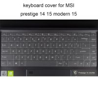 【Cod】 PC Helpers Clear TPU คีย์บอร์ดสำหรับ Prestige 14 15 Modern 15 2020แล็ปท็อป A10SC 208CN 220CN A10RB 034CN ป้องกันฟิล์ม Anti Dust