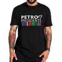 Elecciones Colombia 2022 Petro Presidente Tshirt Retro Gustavo Petro Supporter Men Tshirts Cotton Soft Tee