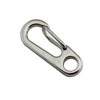 （AT）304Quick HookHook Carabiner สปริง HookSpring Buckle พวงกุญแจ20ชิ้น