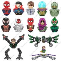 Marvel Spiderman Superheroes Spider-Man Venom Mini Action Figures Bricks Building Blocks Classic Movie Doll Model Kids Toys Gift