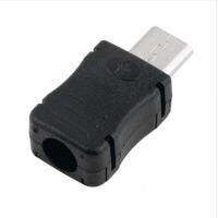 【In-demand】 C&amp;T e-MartMall 5/10ชุดต่อล็อต USB แบบ DIY 2.0 B ชนิดตัวผู้5ปลั๊กบัดกรีประเภทสายเคเบิลประกอบพลาสติกสีดำตัวเชื่อมอะแดปเตอร์