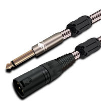 Hifi Audio Cable MONO 6.35mm to XLR for Amplifier Sound Mixer Regular 3 Pin XLR to 14" Jack OFC Cable 1M 2M 3M 5M 8M 12M