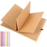 Kraft Paper Album Accordion Album Vintage Accordion Style DIY Scrapbook Album Crafts ValentineS Day Wedding Anniversary