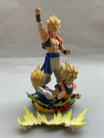 BANDAI Action Figure ของแท้ Scenery Group Son Goku Vegetajv หน้าอก Vol.2เครื่องประดับหายากของเล่น