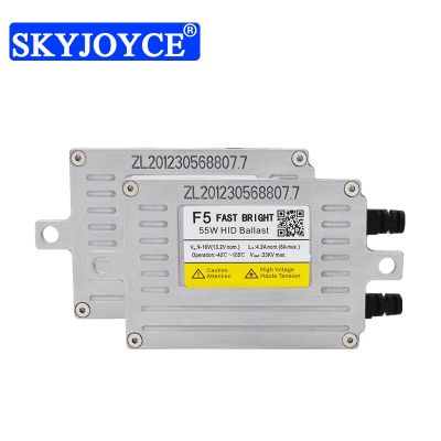 SKYJOYCE AC 12V 55W Original DLT F5 Fast Bright HID บัลลาสต์สำหรับ55W H1 H11 H7 HB3 D2H HID Kit 55W DLT F5T เริ่มต้นอย่างรวดเร็ว HID Ballast