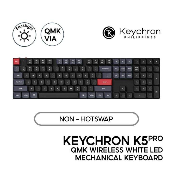 Keychron K5 Pro Mechanical Keyboard (full/104keys, Wired/Bluetooth ...