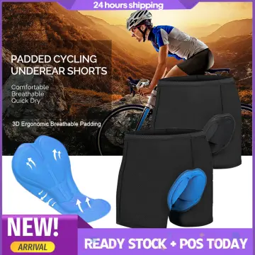 Cheap Men Cycling Underwear Shorts Breathable Padded Gel MTB