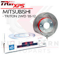 TRW จานเบรคหน้า รุ่น XPS MITSUBISHI TRITON 2WD 05-12 (ใส่แทนของเดิมได้ทันที) (DF7386XSS)